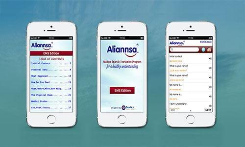 SunNet portfolio includes Aliannsa's mobile application for a spanish translation program.