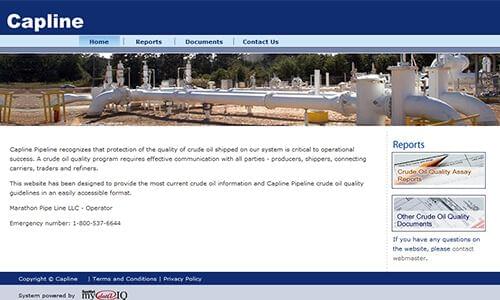 Capline is a pipeline management web application for Shell.