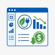 Utility Savings App Interface